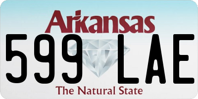 AR license plate 599LAE