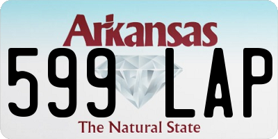 AR license plate 599LAP