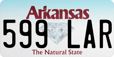 AR license plate 599LAR