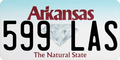 AR license plate 599LAS