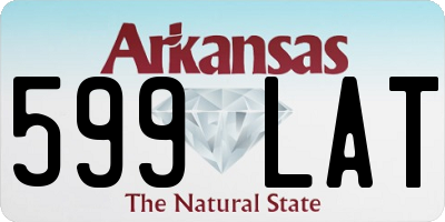 AR license plate 599LAT