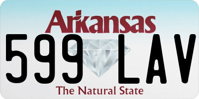 AR license plate 599LAV