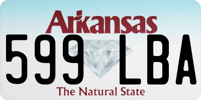 AR license plate 599LBA