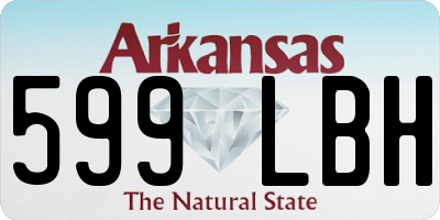 AR license plate 599LBH