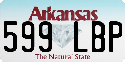 AR license plate 599LBP