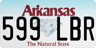 AR license plate 599LBR