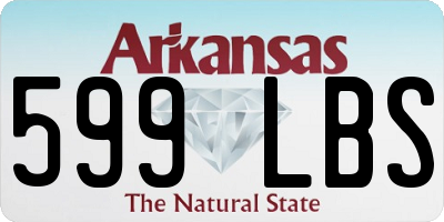 AR license plate 599LBS