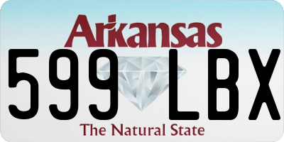AR license plate 599LBX