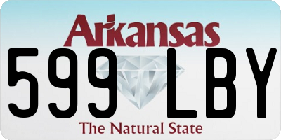 AR license plate 599LBY