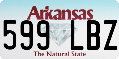 AR license plate 599LBZ