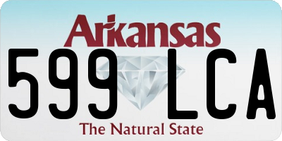 AR license plate 599LCA