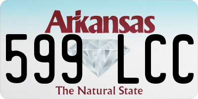 AR license plate 599LCC