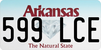AR license plate 599LCE