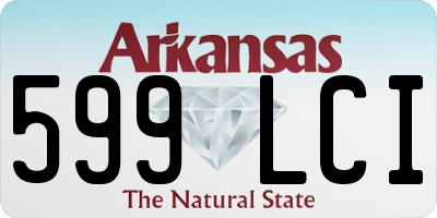 AR license plate 599LCI