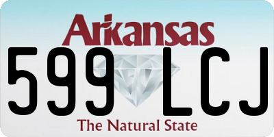 AR license plate 599LCJ