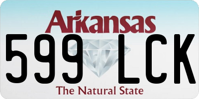 AR license plate 599LCK