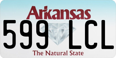 AR license plate 599LCL