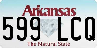 AR license plate 599LCQ