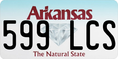 AR license plate 599LCS