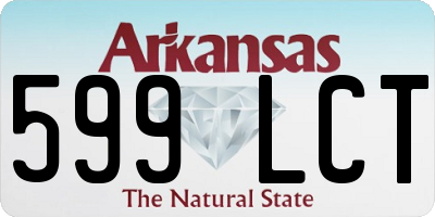 AR license plate 599LCT