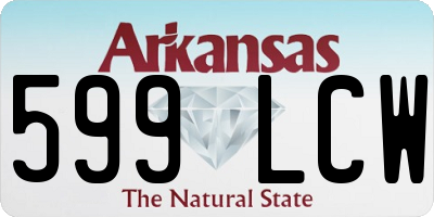 AR license plate 599LCW