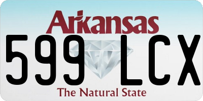AR license plate 599LCX