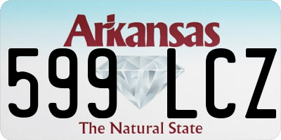 AR license plate 599LCZ