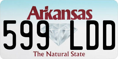 AR license plate 599LDD