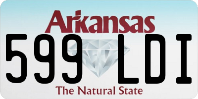 AR license plate 599LDI
