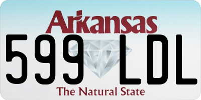 AR license plate 599LDL