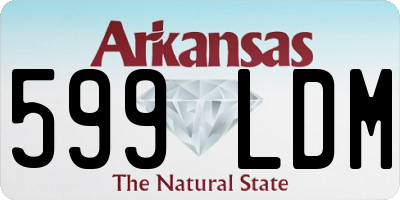 AR license plate 599LDM