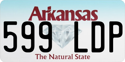 AR license plate 599LDP