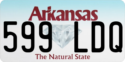 AR license plate 599LDQ