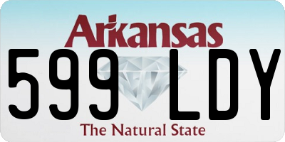AR license plate 599LDY