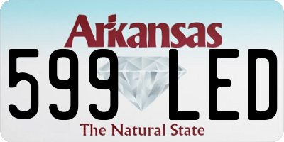 AR license plate 599LED