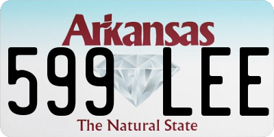 AR license plate 599LEE