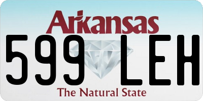 AR license plate 599LEH