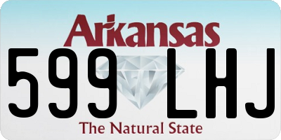 AR license plate 599LHJ