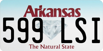 AR license plate 599LSI