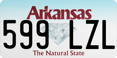 AR license plate 599LZL