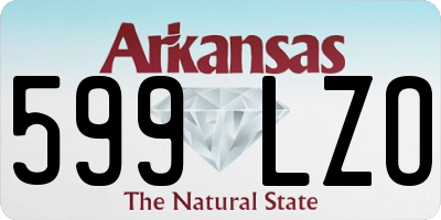 AR license plate 599LZO