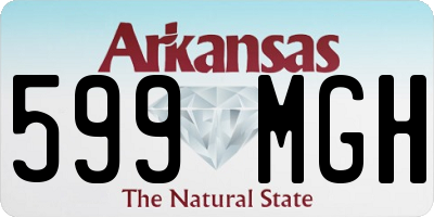 AR license plate 599MGH