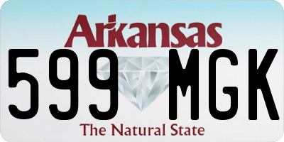 AR license plate 599MGK