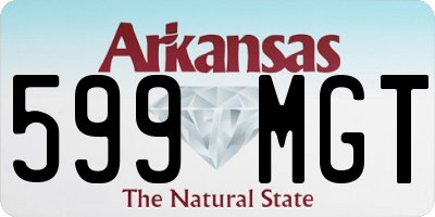 AR license plate 599MGT