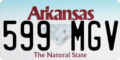AR license plate 599MGV