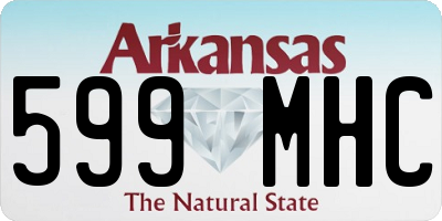 AR license plate 599MHC