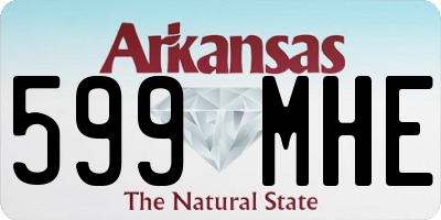 AR license plate 599MHE