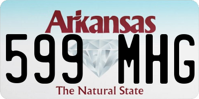 AR license plate 599MHG