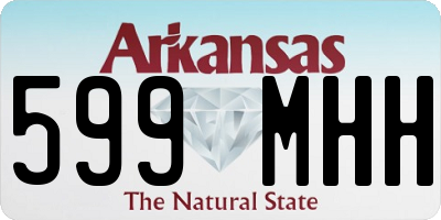 AR license plate 599MHH