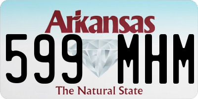 AR license plate 599MHM